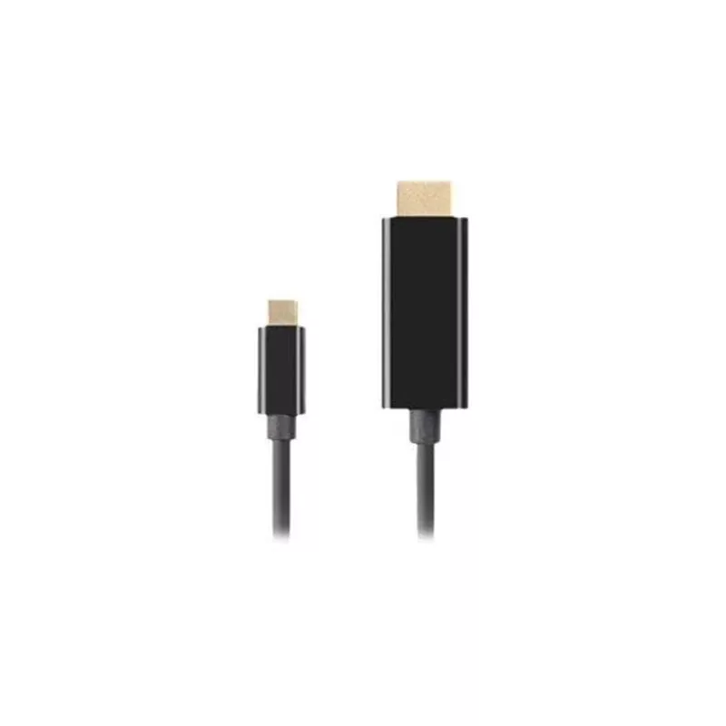 Videoadaptérový kábel LANBERG CA-CMHD-10CU-0030-BK, USB Type-C na HDMI 2.0, 3 m, 18 Gbit/s, 4K