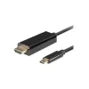 Videokábel adaptér Lanberg CA-CMHD-10CU-0018-BK 1,8 m USB Type-C na HDMI