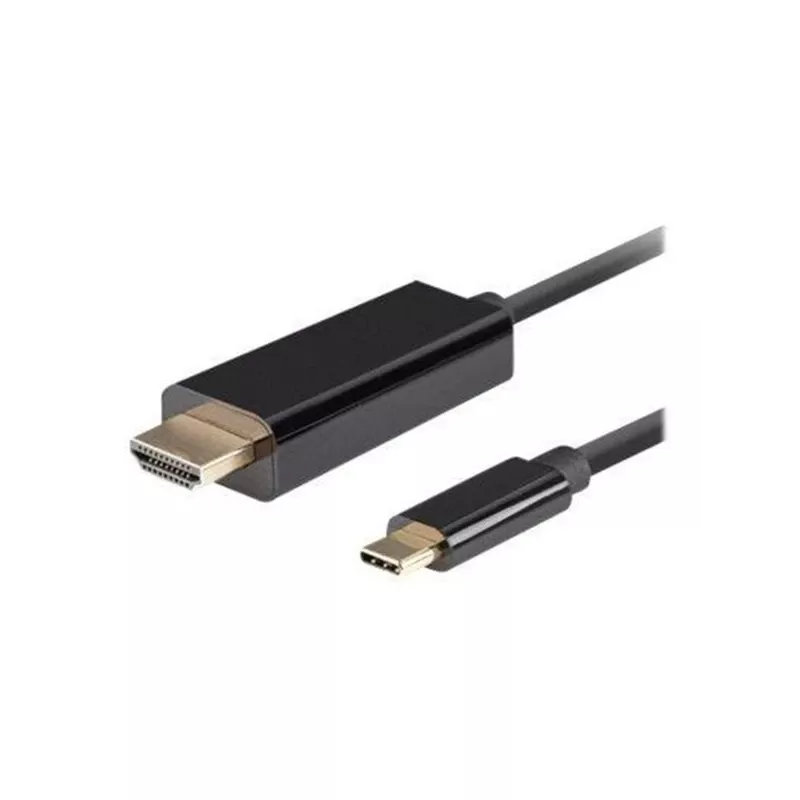 Videokábel adaptér Lanberg CA-CMHD-10CU-0018-BK 1,8 m USB Type-C na HDMI