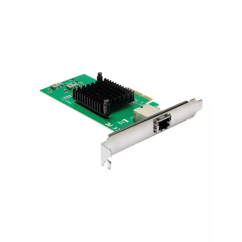 Rozhranie karta Inter-Tech ST-7267 PCIe RJ-45 10 Gbit/s zelená strieborná