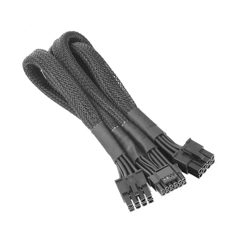 Thermaltake AC-063-CN1NAN-A1 rozdeľovač kábla, čierny, samec/samec, 600 mm