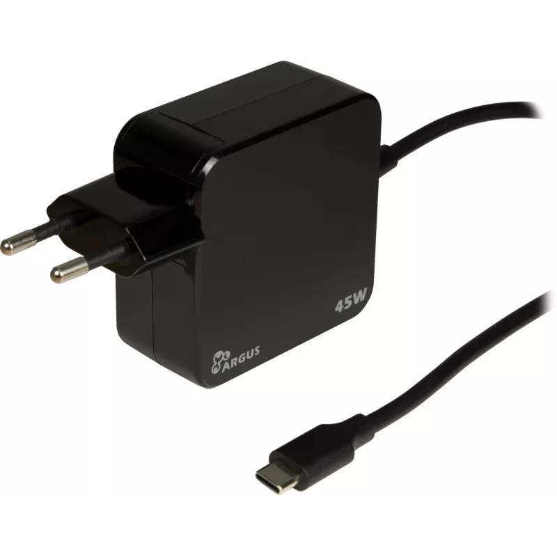 Nabíjačka Inter-Tech PD-2045 univerzálna čierna AC pre interiér 20V USB-C