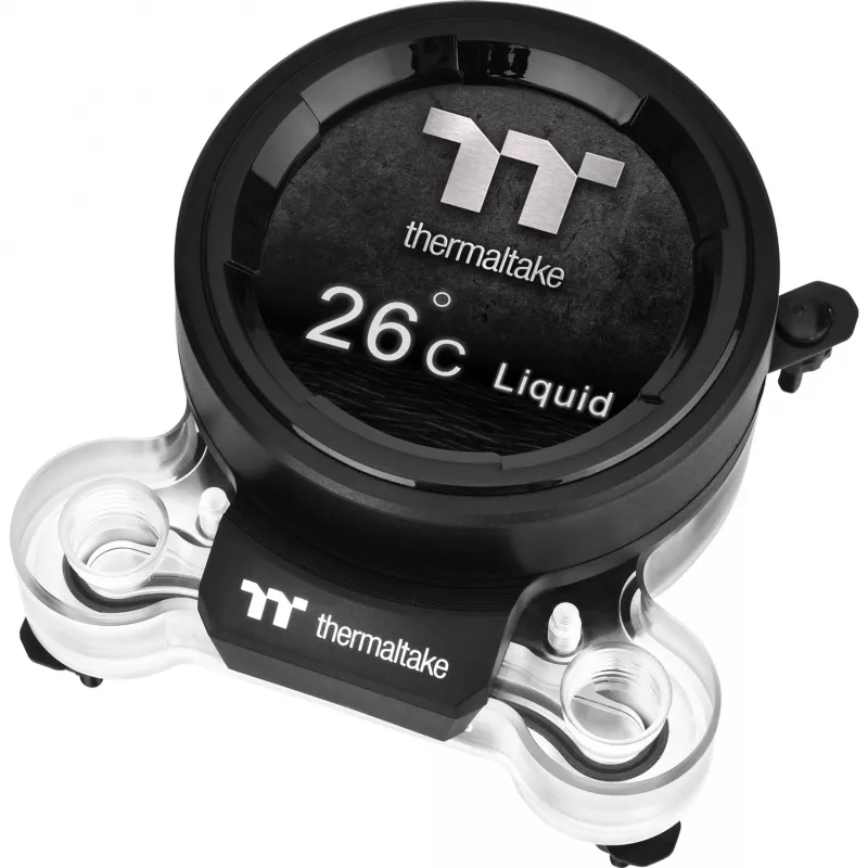 Vodné chladenie Pacific MX2 Ultra CPU vodný blok, meď, 2,1-palcový LCD snímač teploty