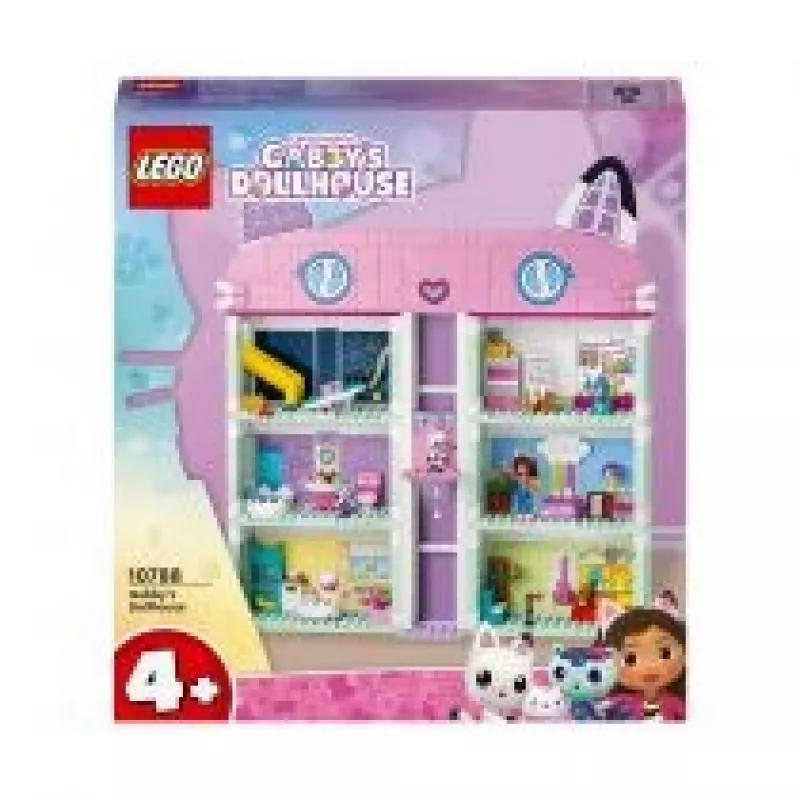 Stavebnica LEGO Gabby's Dollhouse Set 10788 — 498 dielov, 3 minifigúrky, pre deti od 4 rokov