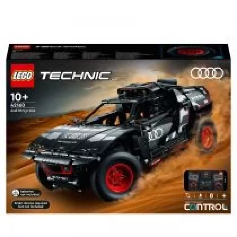 LEGO Technic stavebnica modelu terénneho vozidla Audi RS Q e‑tron 42160 — 914 dielov, odporúčaný vek 10+