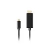 USB-C na DisplayPort adaptér Lanberg CA-CMDP-10CU-0018-BK čierny 1,8 m
