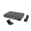Lanberg RSFE-16P-2C-150 nespravovaný PoE+ prepínač, 16x 10/100 PoE+, 2x Gigabit Combo, 150 W, 1U rack