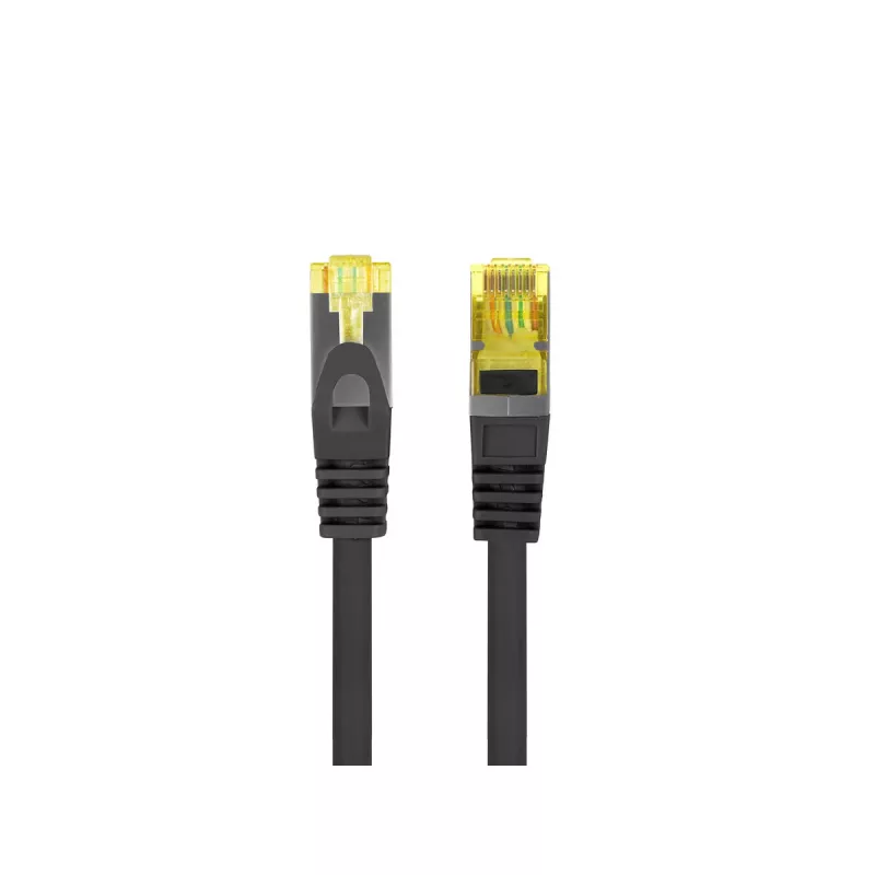 Sieťový kábel Lanberg PCF6A-10CU-0025-BK RJ45 Cat6a 0,25 m čierny
