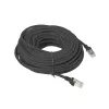 LANBERG Cat6 sieťový kábel PCU6-10CC-2000-BK — 20 m, U/UTP, RJ-45, čierny