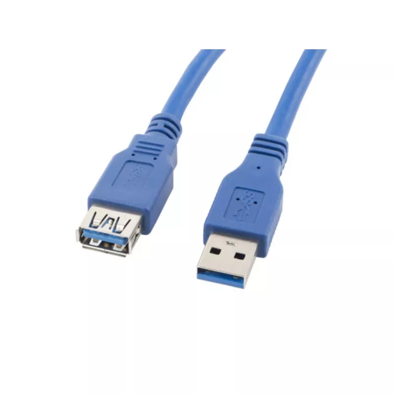 Predlžovací kábel USB 3.0 AM-AF modrý 3M