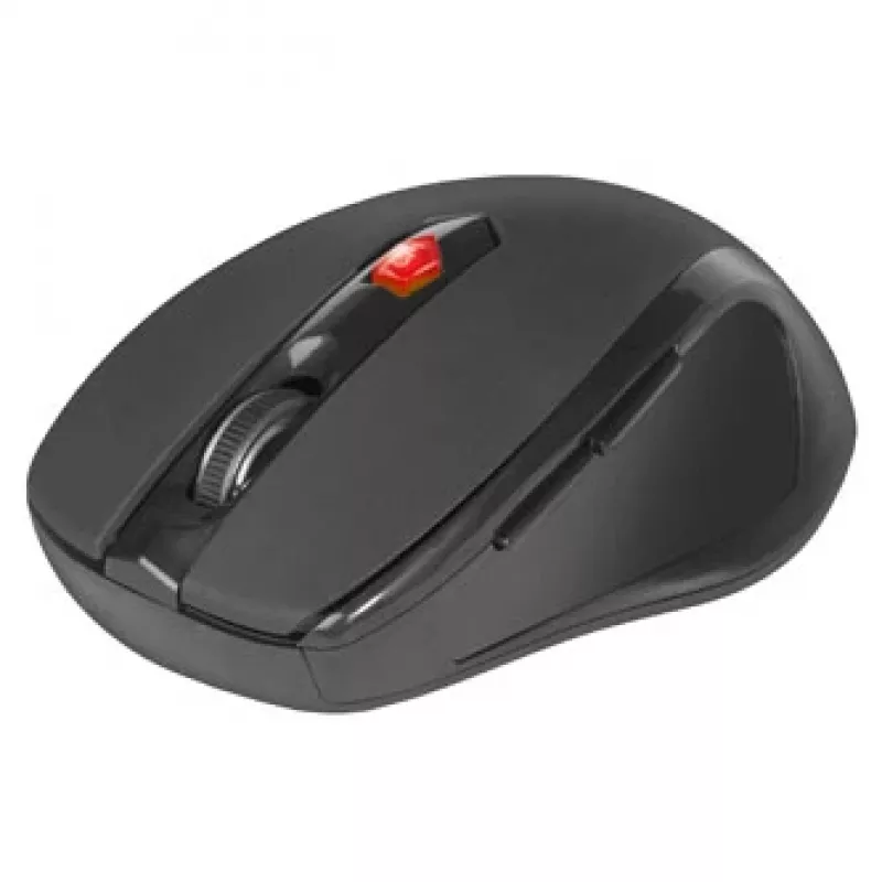 Bezdrôtová RF optická pravoručná myš DEFENDER ULTRA MM-315 — 1600 DPI, 6 tlačidiel, USB prijímač, čierna