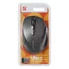 Bezdrôtová RF optická pravoručná myš DEFENDER ULTRA MM-315 — 1600 DPI, 6 tlačidiel, USB prijímač, čierna