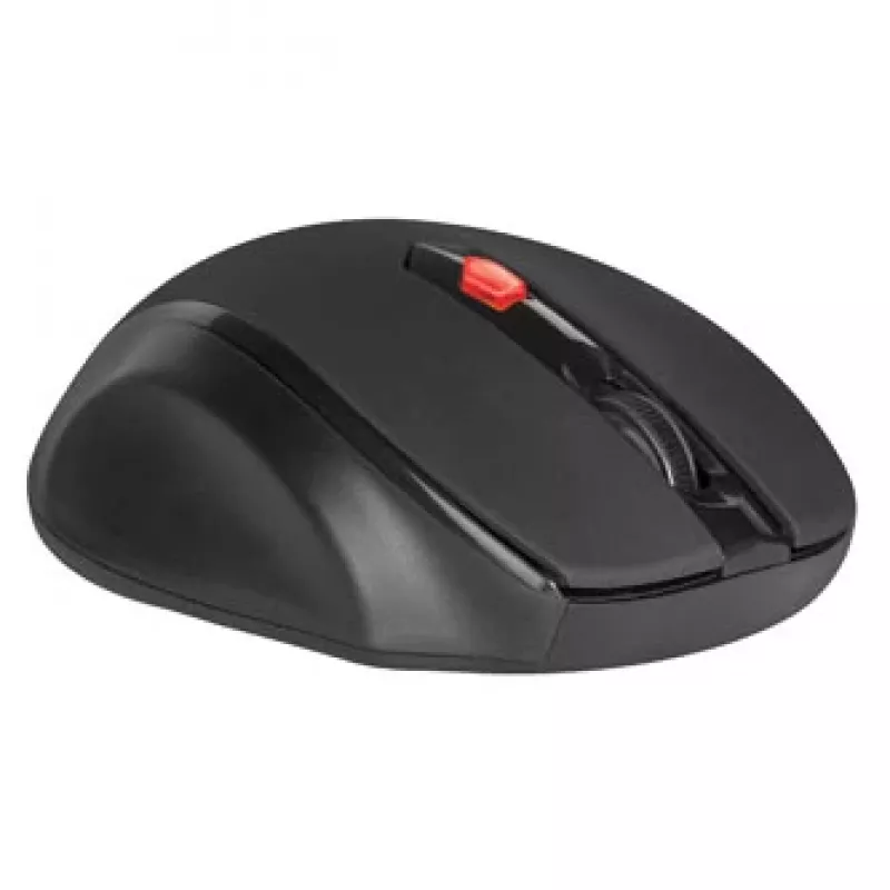 Bezdrôtová RF optická pravoručná myš DEFENDER ULTRA MM-315 — 1600 DPI, 6 tlačidiel, USB prijímač, čierna