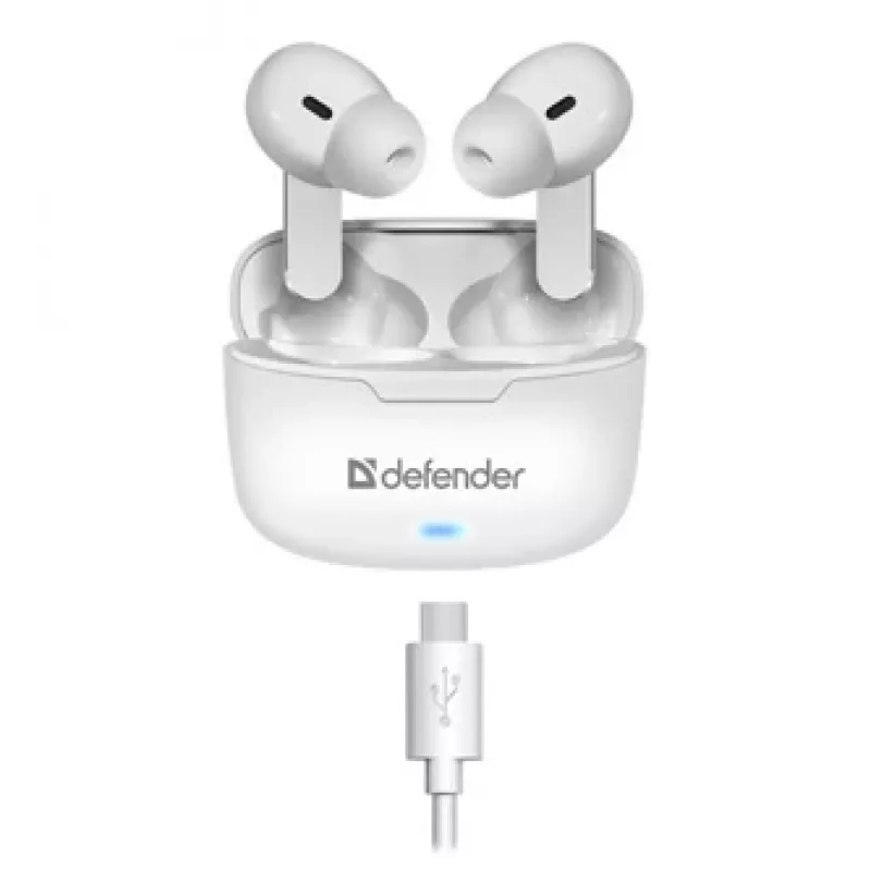 Slúchadlá Bluetooth Defender TWINS 903, biele
