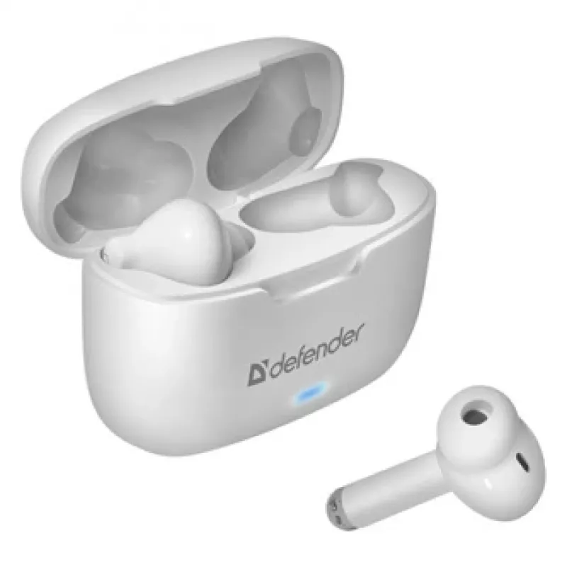 Slúchadlá Bluetooth Defender TWINS 903, biele