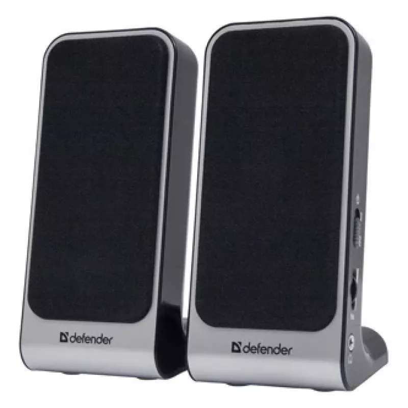 DEFENDER SPK-225 káblové 2.0 reproduktory, 4 W RMS, USB/DC 5 V, 3,5 mm, čierne