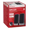 DEFENDER SPK-225 káblové 2.0 reproduktory, 4 W RMS, USB/DC 5 V, 3,5 mm, čierne