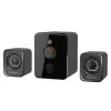 Defender V12 65212 počítačové reproduktory 2.1, 11 W, subwoofer 5 W, napájanie cez USB, LED podsvietenie, čierne, 115 x 130 x 223 mm