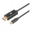 USB-C na DisplayPort kábel TB AKTBXVDUSBCDP2B 2 m – čierny