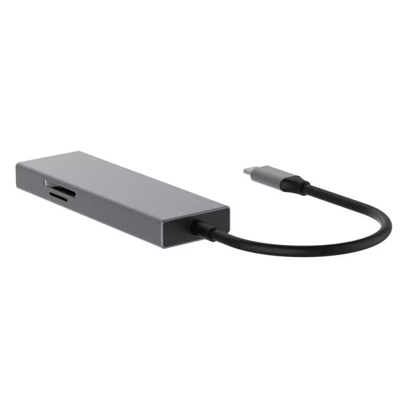 TB USB-C 7v1 adaptér USB 3.0, 2xUSB 2.0, HDMI, PD, SD/TF