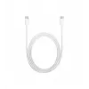 USB C - USB C kábel 1m. silikón biely