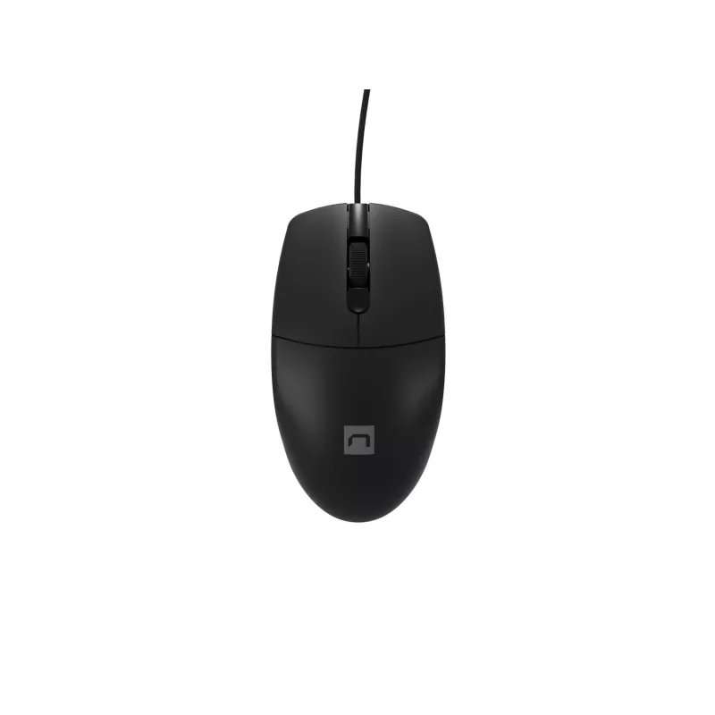 Káblová kancelárska myš NATEC Ruff Plus USB Type-A, pravácka, 1200 DPI, 3 tlačidlá, čierna
