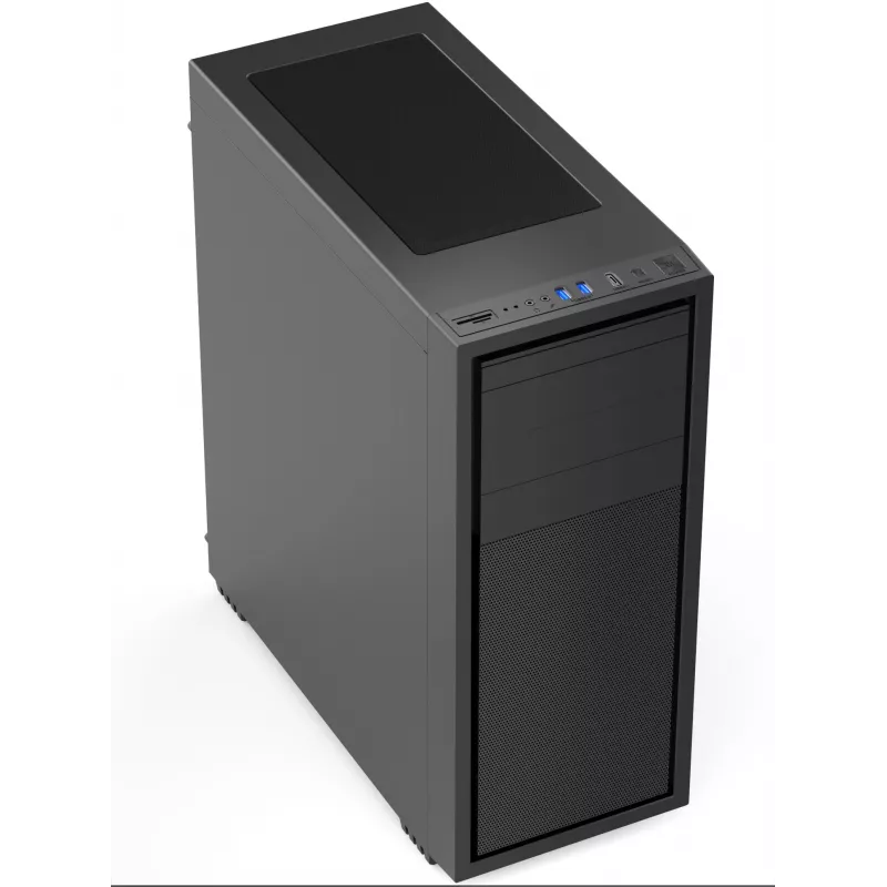 Gembird Fornax K500 ATX počítačová skriňa, Midi-Tower, čierna
