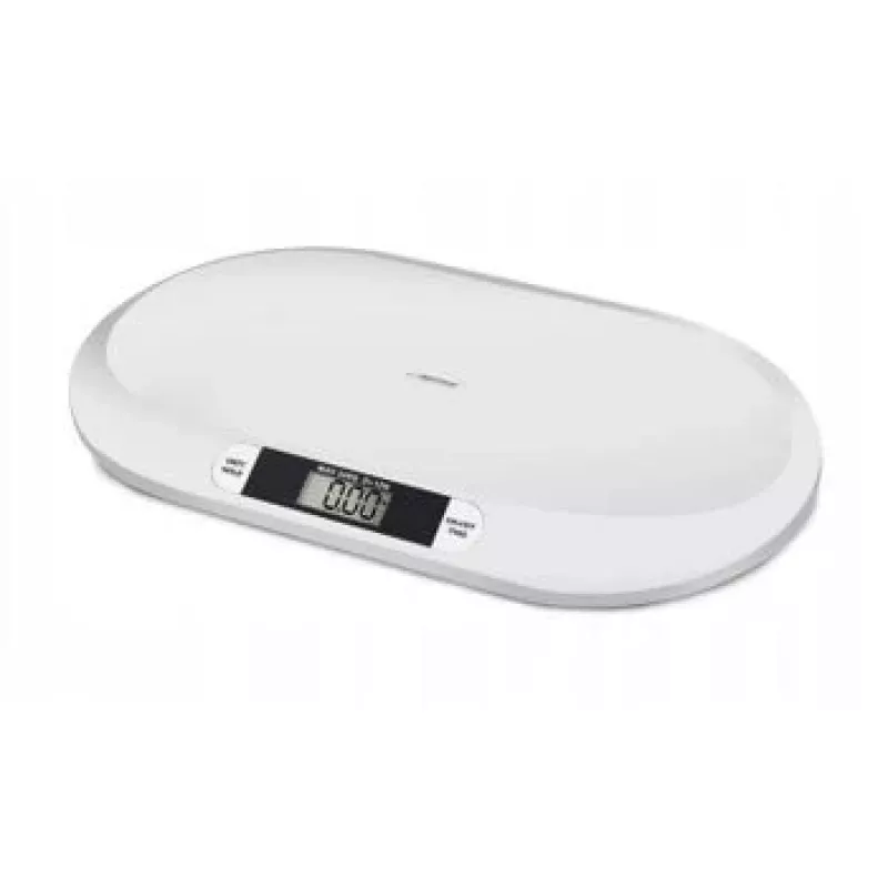 Esperanza EBS019 Bebe elektronická detská váha, 20 kg, presnosť 10 g, LCD displej, biela