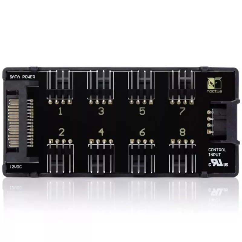 Regulátor ventilátorov Noctua NA-FH1 4-Pin čierny 24W 5-12V