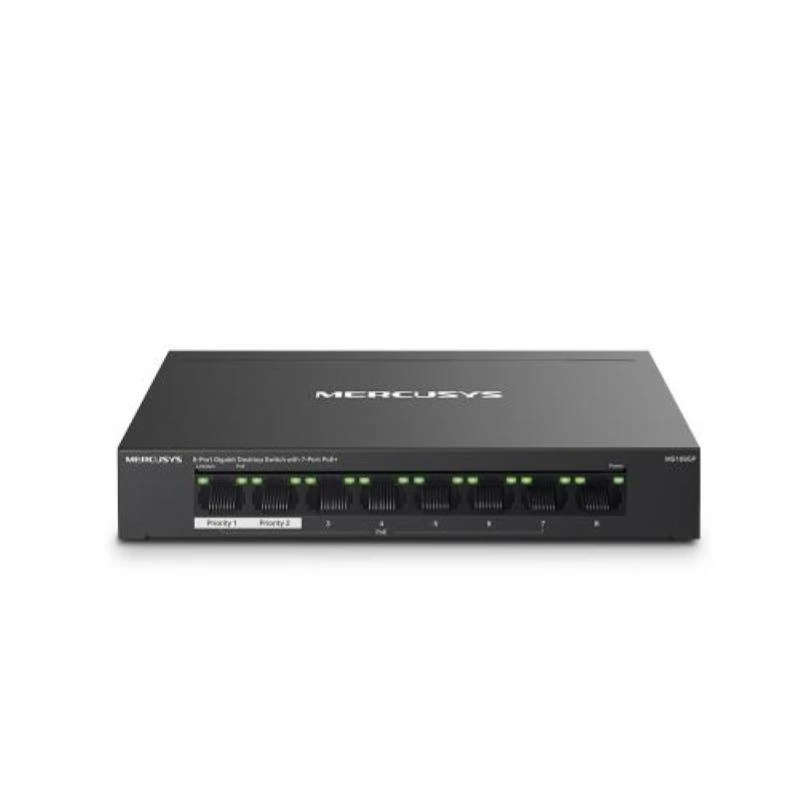 Mercusys MS108GP 8-portový Gigabit desktop switch so 7 PoE portami