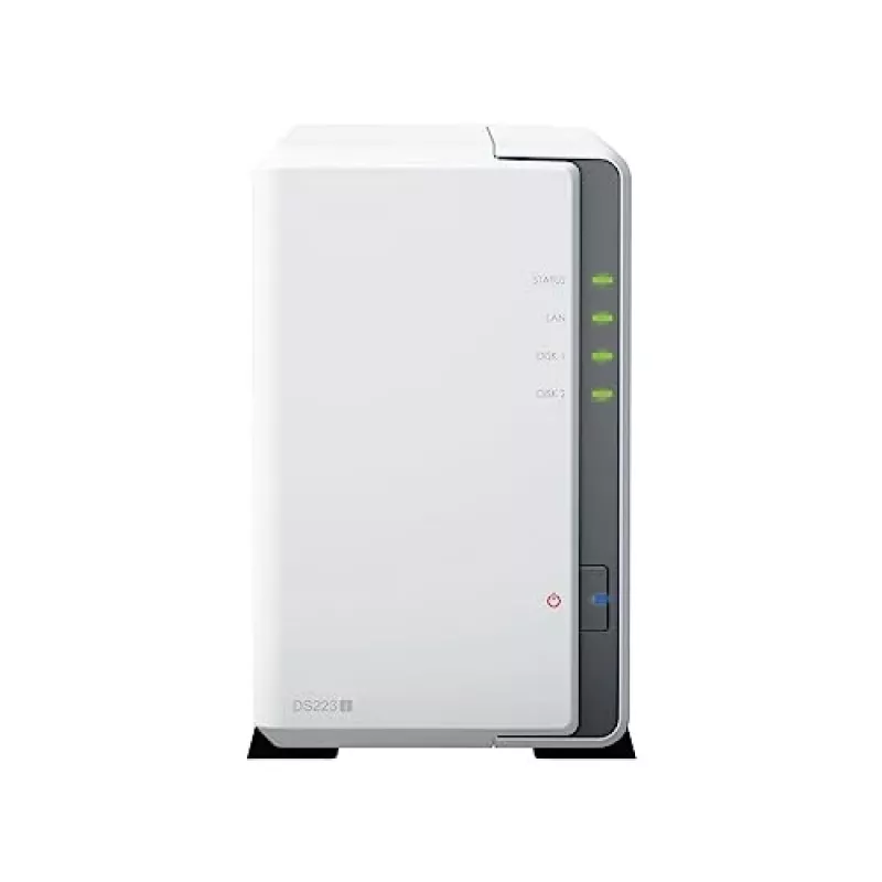 Synology DiskStation DS223J NAS/úložný server desktop Realtek RTD1619B 1 GB DDR4 DiskStation Manager biely