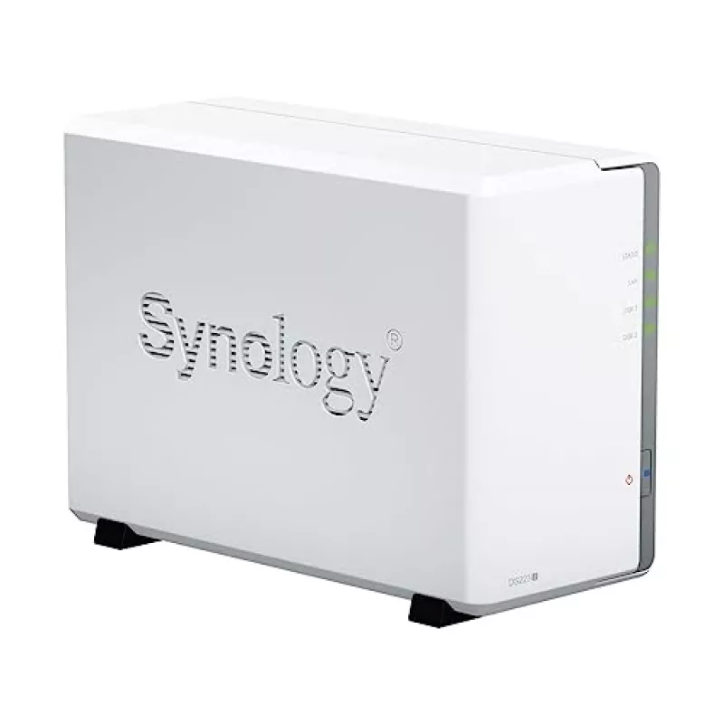 Synology DiskStation DS223J NAS/úložný server desktop Realtek RTD1619B 1 GB DDR4 DiskStation Manager biely