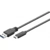 Wentronic Goobay USB 3.0 SuperSpeed kábel > USB-C™, 3 m - USB 3.0 konektor samec (Type-A) > USB-C konektor samec (73141)
