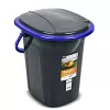 GreenBlue GB320BB prenosná kempingová toaleta typu vedro, 19 l, čierna/námornícka modrá