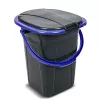 GreenBlue GB320BB prenosná kempingová toaleta typu vedro, 19 l, čierna/námornícka modrá
