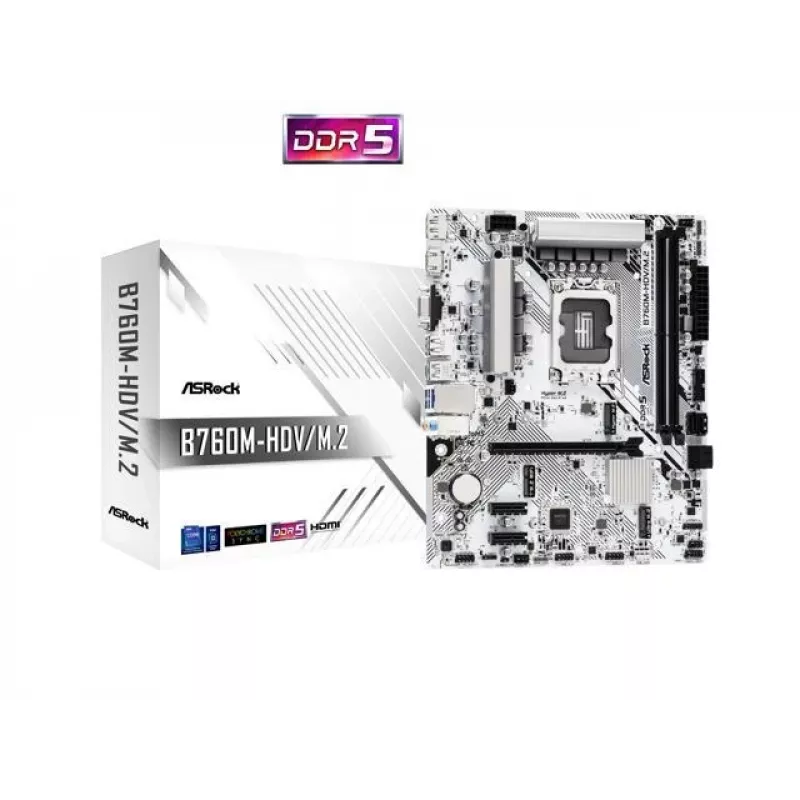 ASRock B760M-HDV/M.2 DDR5 Micro-ATX základná doska