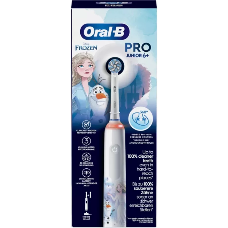Rotačná zubná kefka Oral-B PRO Junior Frozen