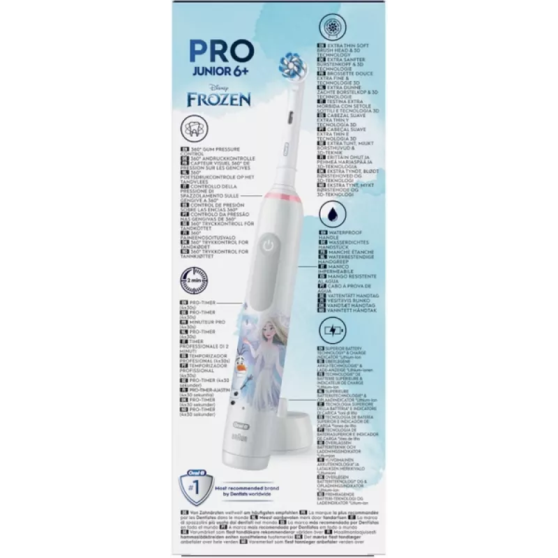 Rotačná zubná kefka Oral-B PRO Junior Frozen