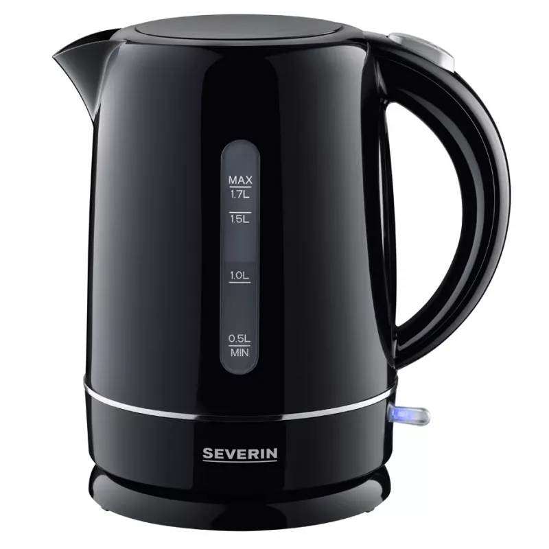 Severin WK 4322 Kanvica na vodu 1,7 l 2200 W čierna