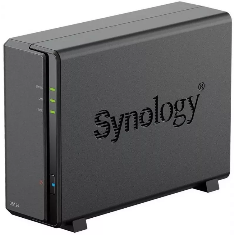 Synology DiskStation DS124 NAS/úložný server desktop Ethernet LAN čierny RTD1619B