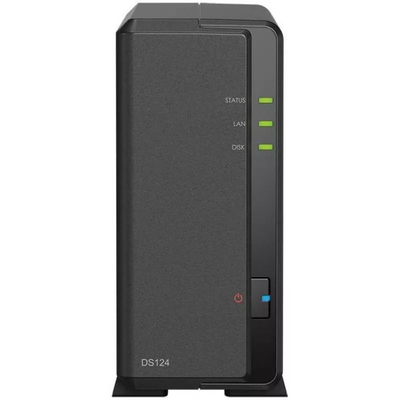 Synology DiskStation DS124 NAS/úložný server desktop Ethernet LAN čierny RTD1619B