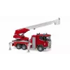 Hasičské vozidlo BRUDER Scania Super 560R červená biela plast 3+