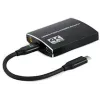 Gembird A-CM-HDMIF2-01 USB-C na Dual-HDMI adaptér, 4K 60Hz, čierny
