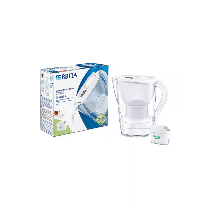 Brita 125219 Marella sada filtrov na úsporu vody 2,4 L biela