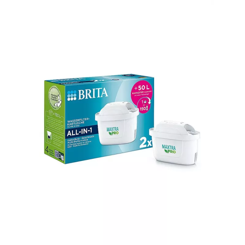 Filtračná kartuša na vodu Brita 122003 2 ks biela