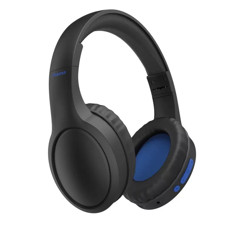 Hama 00184160 slúchadlá/headset káblové & bezdrôtové cez hlavu hovory/hudba USB Type-C Bluetooth čierna, modrá