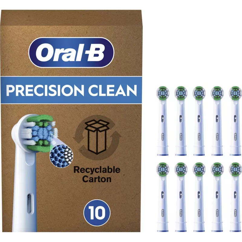 Náhradné hlavice kefky BRAUN Oral‑B Pro Precision Clean, balenie 10 ks