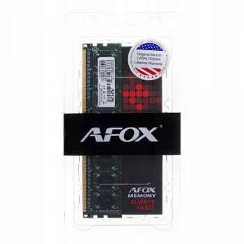 AFOX DDR3 8GB 1600 UDIMM pamäťový modul 8 GB 1600 MHz LV 1,35V (AFLD38BK1L) - 8 GB - DDR3