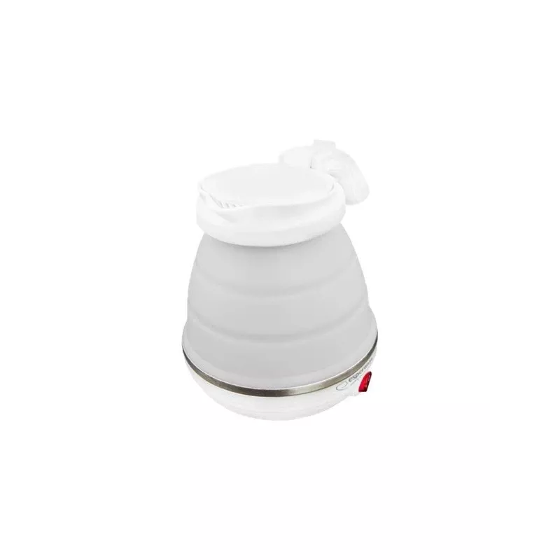 Elektrická kanvica ESPERANZA EKK023 — 0,5 l, 750 W, biela, nerezová oceľ a plast