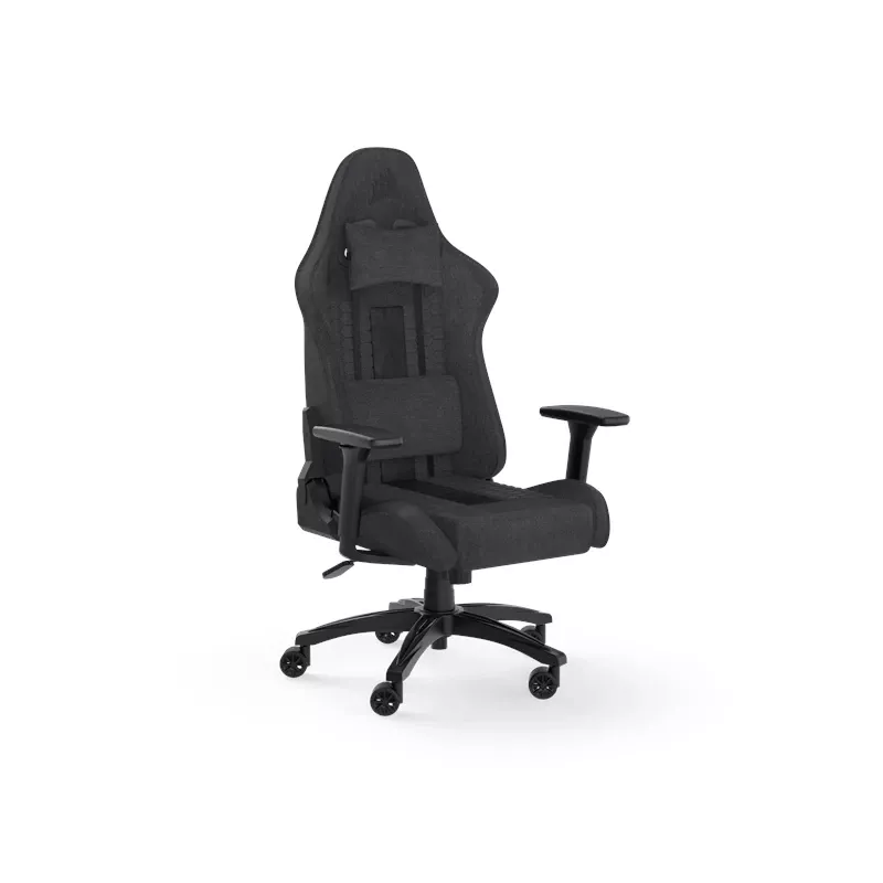 CORSAIR - TC100 RELAXED herná stolička (textil – sivá/čierna)